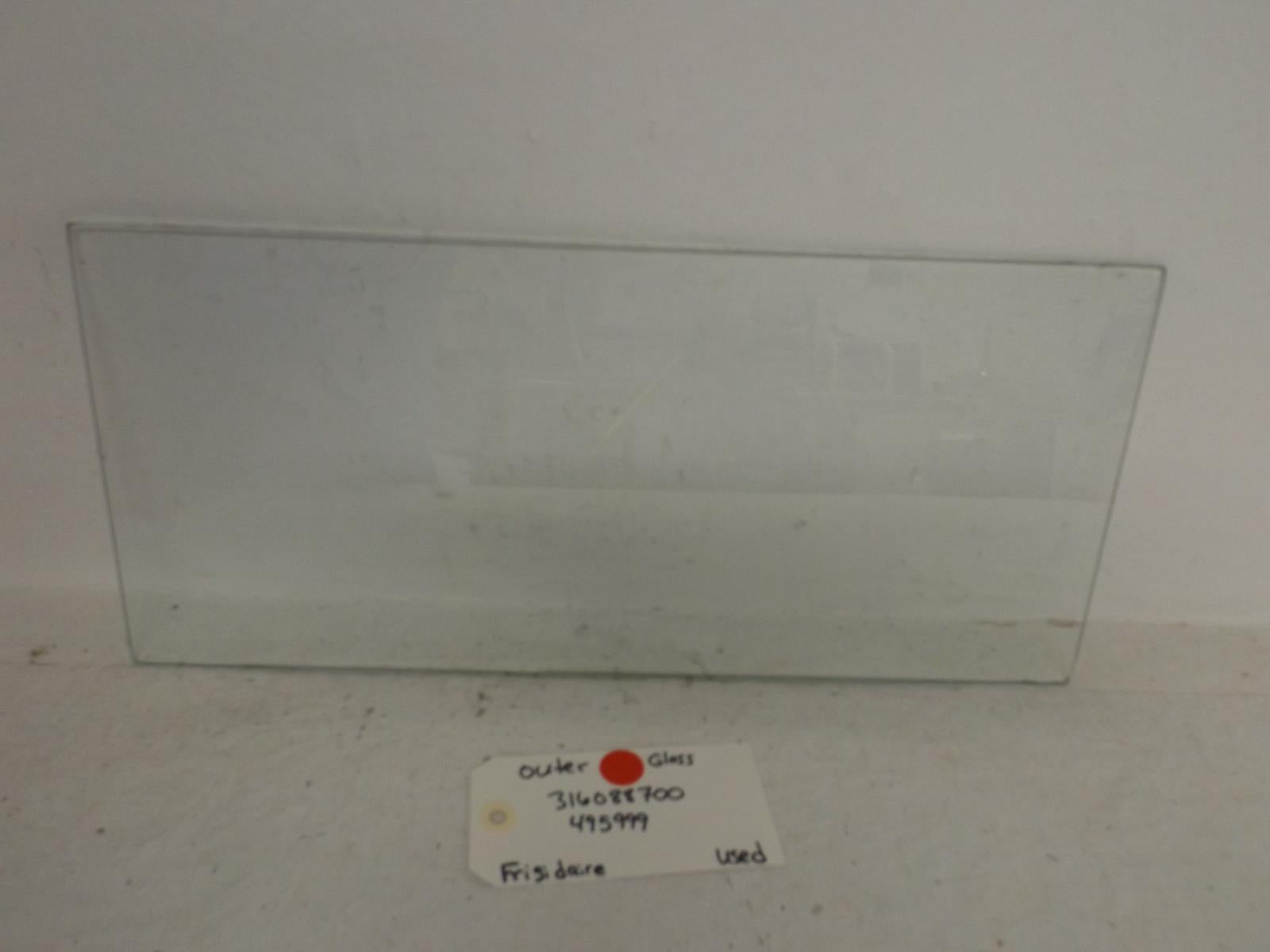 Frigidaire Oven 316088700 495999 Outer Glass Used Frigidaire Oven 316088700 495999 Outer Glass Used